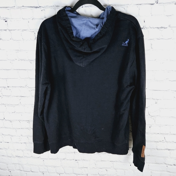 KANGOL | pullover kangaroo pocket hoodie sweatshirt - Picture 6 of 10